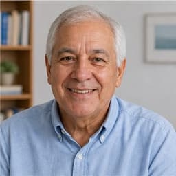 Retrato ilustrativo de Ana L., cliente do Óculos Inteligente 2V Pro.